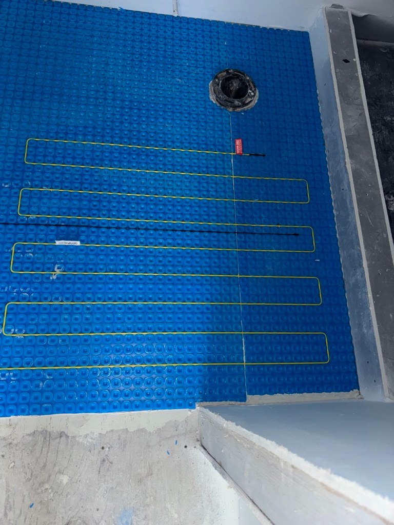 Indoor floor heating installation by HomeTech Secure