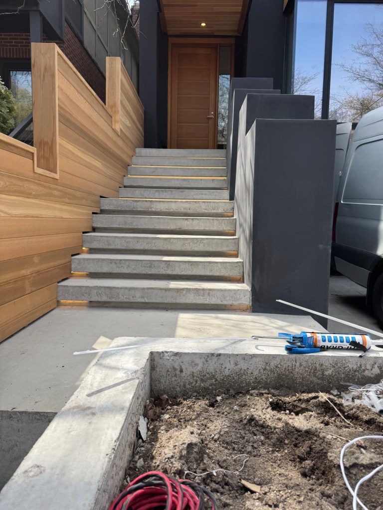 Snow melting system installation by HomeTech Secure